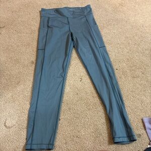 aeropostale Blue High-Waisted Leggings